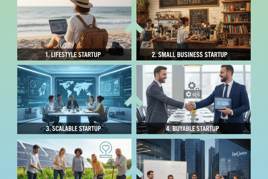 types of startups