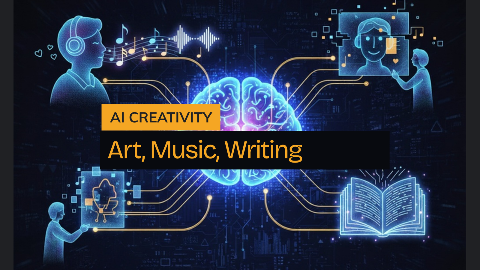 How AI is producing art, music, and writing content humans love
